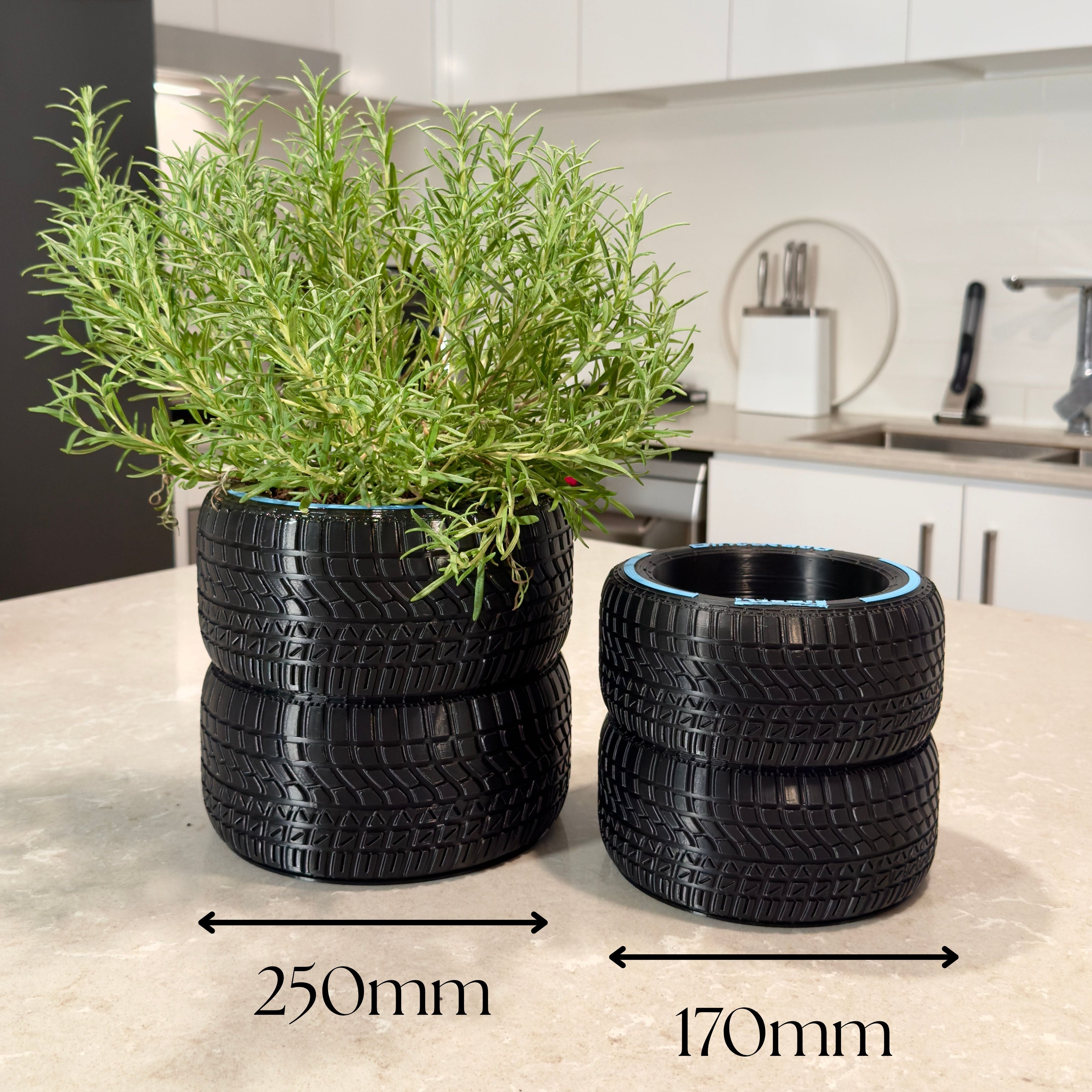 Formula 1 Style Tyre Plant Pot